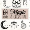 Magic and Celestial SVG Bundle 60 Design