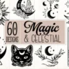 Magic and Celestial SVG Bundle 60 Design