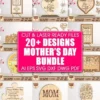 Happy Mother's Day Stand Decor Cut File Bundle