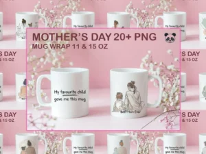 Happy Mother's Day Mug Wrap Bundle