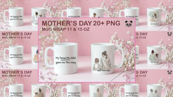 Happy Mother's Day Mug Wrap Bundle