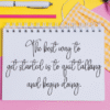 Background Signature Font
