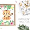 Watercolor Tropical Animals Clipart